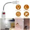 E27 Light Socket Extender Adapter Us Plug Flexible Lamp Holder With Switch White